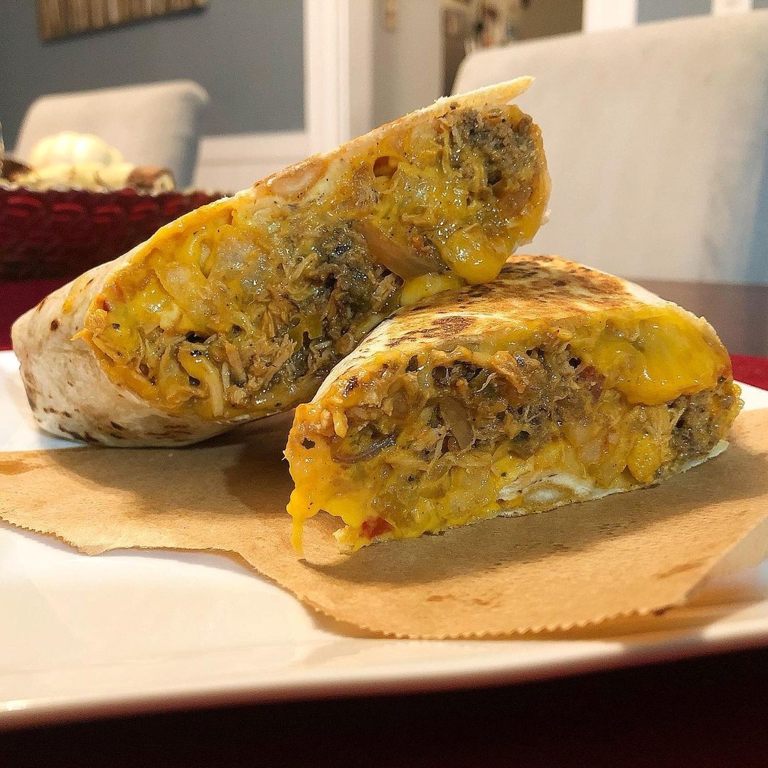 Pulled Pork California Burrito